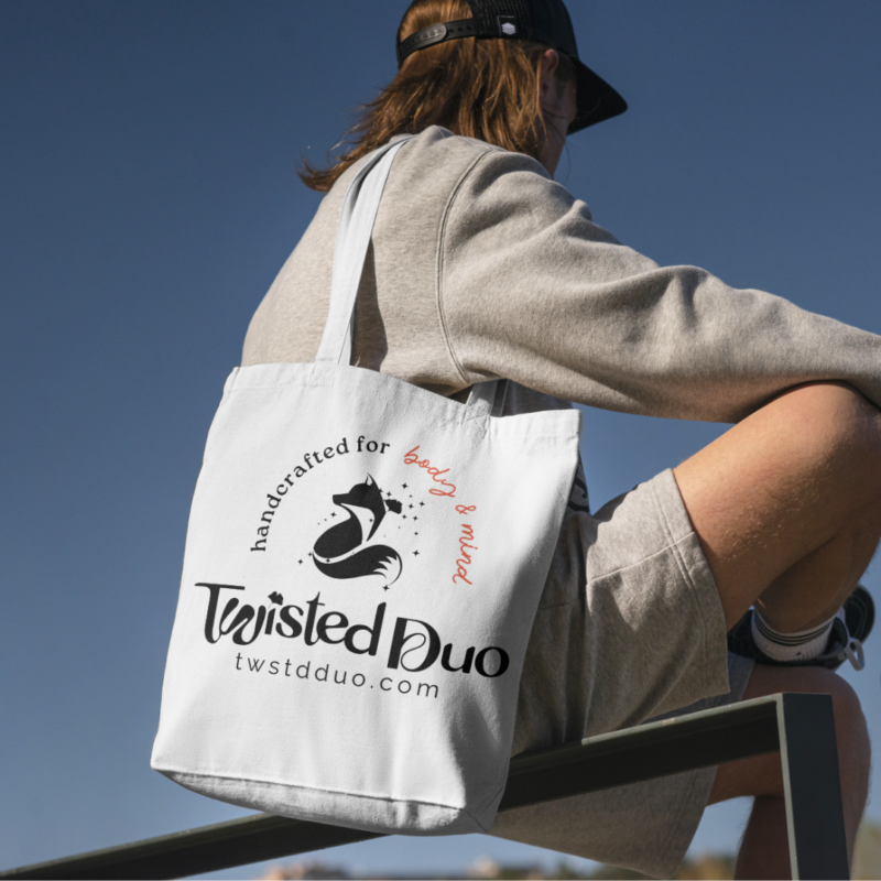 customised Twisted Duo tote bag
