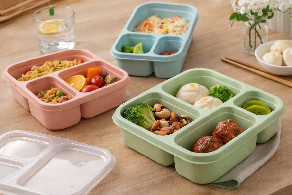 eco-friendly lunchbox-bento- wheat straw