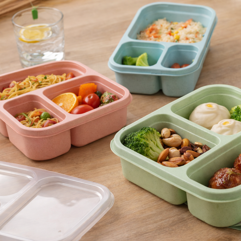 eco-friendly lunchbox-bento- wheat straw