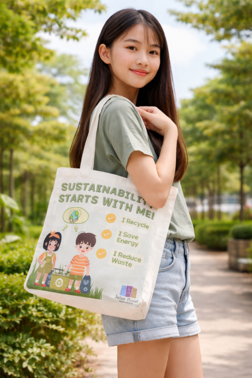 Canvas Tote Bag - branded bags and pouches for corporate gifting in Singapore with custom logo branding. A canvas tote bag is a sturdy, reusable bag made from durable cotton canvas | The Gift Empire