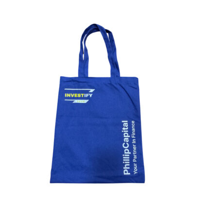 Canvas Tote Bag - branded bags and pouches for corporate gifting in Singapore with custom logo branding. A canvas tote bag is a sturdy, reusable bag made from durable cotton canvas.
