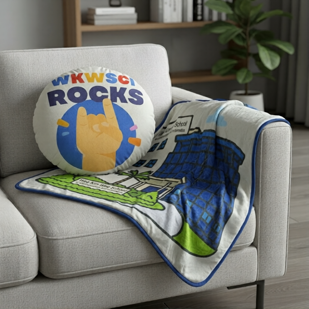 Customized Cushion and Blanket (2 in 1)_NTU Cushion and Blanket (2 in 1) - Other corporate gifts for corporate gifting in Singapore with custom logo branding.