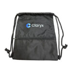 Drawstring Backpack - branded bags and pouches for corporate gifting in Singapore with custom logo branding. Drawstring backpack is a lightweight bag with strings that tighten at the top to close it.