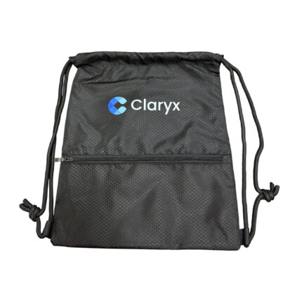 Drawstring Backpack - branded bags and pouches for corporate gifting in Singapore with custom logo branding. Drawstring backpack is a lightweight bag with strings that tighten at the top to close it.