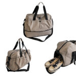 Expandable Travel Duffel Bag- branded bags and pouches for corporate gifting in Singapore with custom logo branding. Expandable travel duffel bag offers spacious storage, lightweight durability, and convenient compartments for organized, stress-free travel experiences