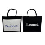 Jute Bag - branded bags and pouches for corporate gifting in Singapore with custom logo branding. A jute bag is an eco-friendly, durable bag made from natural jute fiber.