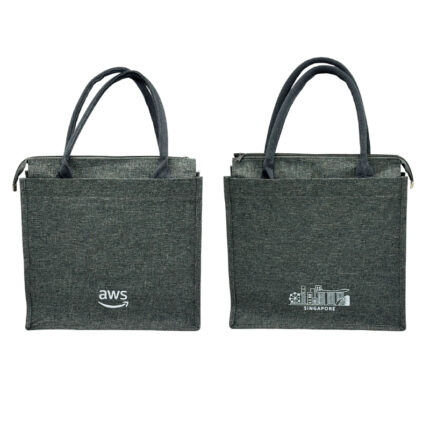 Jute Bag - branded bags and pouches for corporate gifting in Singapore with custom logo branding. A jute bag is an eco-friendly, durable bag made from natural jute fiber.