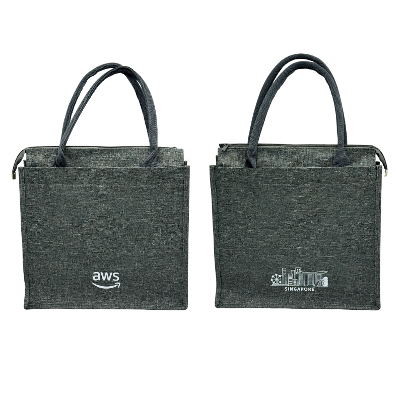 Jute Bag - branded bags and pouches for corporate gifting in Singapore with custom logo branding. A jute bag is an eco-friendly, durable bag made from natural jute fiber.
