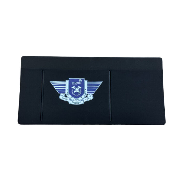 Laptop Stretchable Pocket (Changi Airport Group) - branded tech gifts for corporate gifting in Singapore with custom logo branding. A mouse pouch is a small, protective case designed to store and carry a computer mouse.