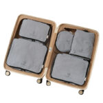5 in 1 Nylon Travel Organizer - Travel corporate gifts for corporate gifting in Singapore with custom logo branding. 5 in 1 nylon travel organizers are lightweight, durable, and perfect for neat and easy travel packing.
