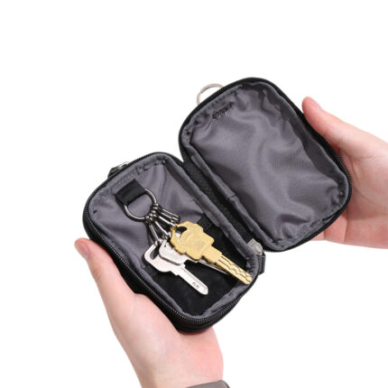 Coin and Key Holder Pouch - branded bags and pouches for corporate gifting in Singapore with custom logo branding. Coin and Key Holder Pouch is a compact and practical storage pouch designed to keep coins, keys, and small essentials safe and well organized.