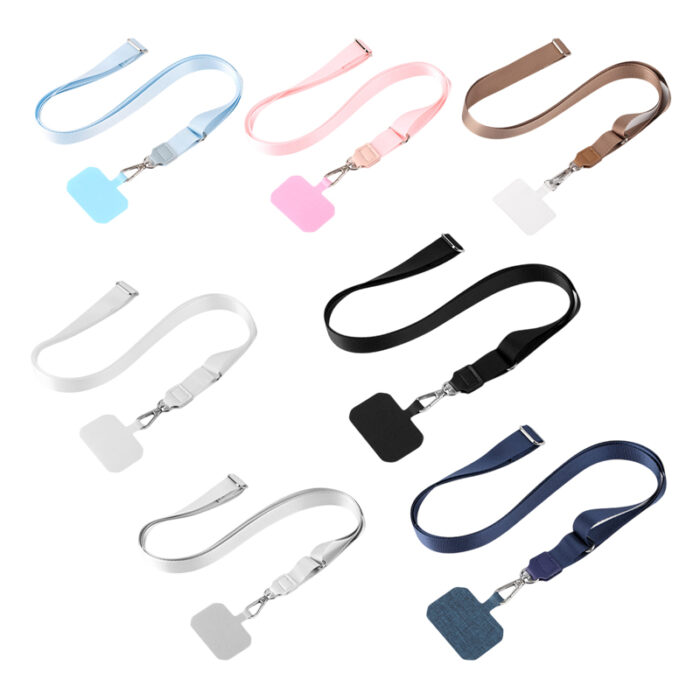 rossbody Phone Lanyard - Events & Promo corporate gifts for corporate gifting in Singapore with custom logo branding.A lanyard is a short cord or strap worn around the neck, typically used to hold ID cards, keys, or small items. It is adjustable, lightweight, and convenient for easy access to essentials.