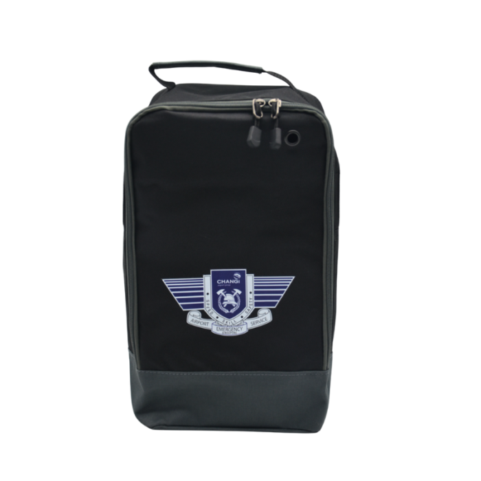 Shoes Bag - branded bags and pouches for corporate gifting in Singapore with custom logo branding. Shoes bag keeps your footwear clean, fresh, and neatly stored at home or during travel.