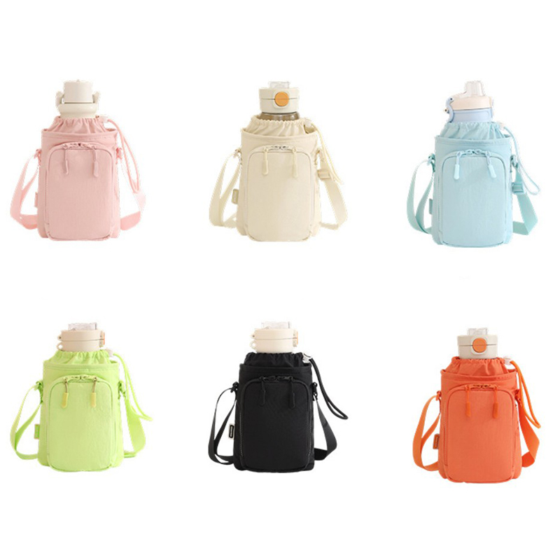 Waterbottle Crossbody Bag - branded bags and pouches for corporate gifting in Singapore with custom logo branding. Waterbottle crossbody bags are light, stylish, and great for travel, sports, outdoor trips, and daily use.