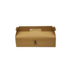 Kraft Paper Cake Box - custom packaging for corporate gifting in Singapore with custom logo branding. Kraft Paper Cake Box packaging offers a premium single-use solution for presenting and protecting delicious bakery treats with ease.