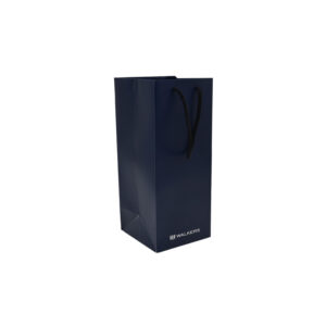White Card Paper Bag - custom packaging for corporate gifting in Singapore with custom logo branding. It is commonly used for retail packaging and branding.