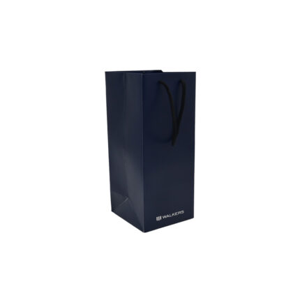 White Card Paper Bag - custom packaging for corporate gifting in Singapore with custom logo branding. It is commonly used for retail packaging and branding.