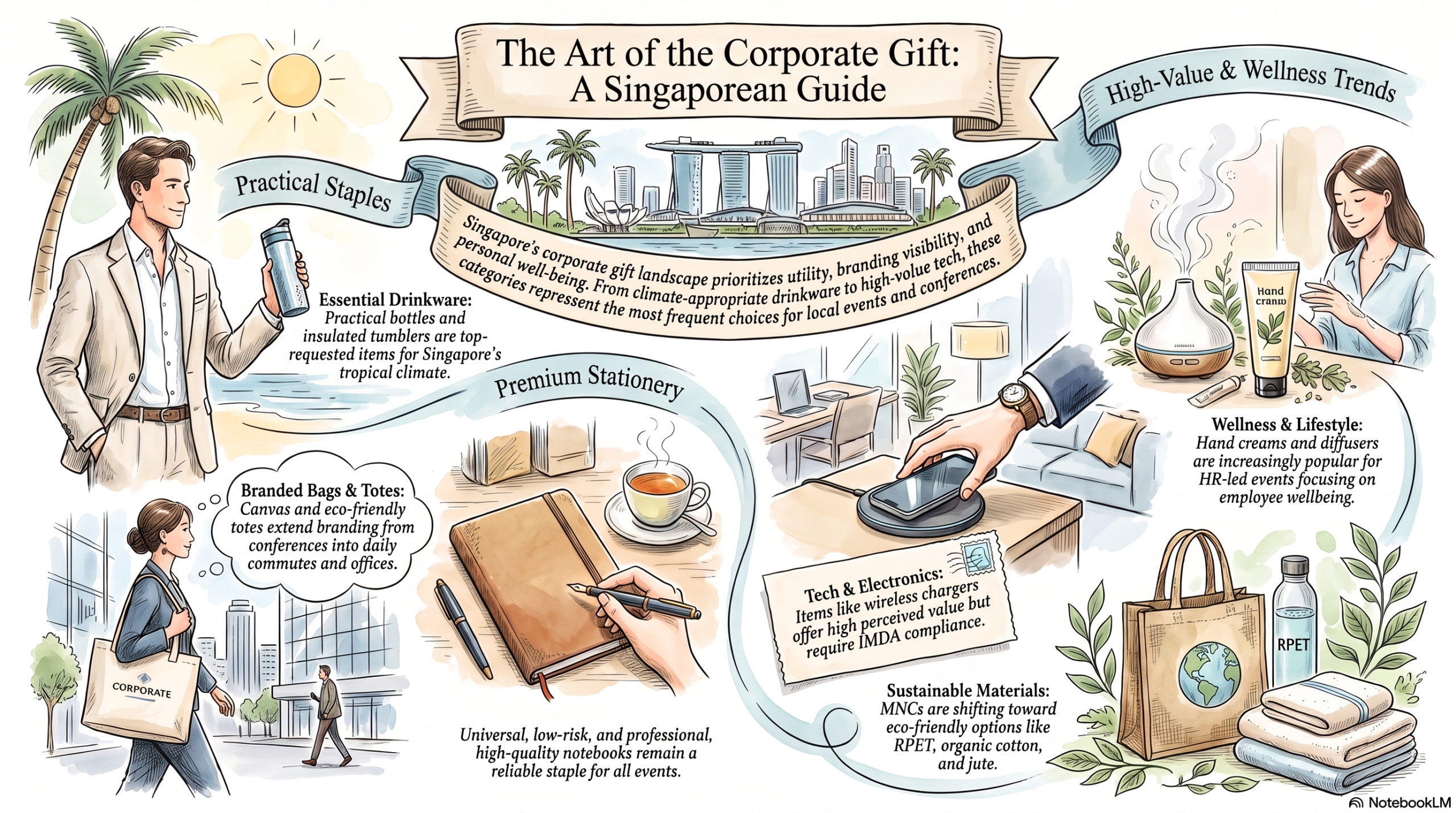 image of door gift guide for corporate gift singapore