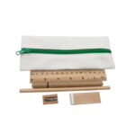 Eco-friendly Stationery Set - Stationery corporate gifts for corporate gifting in Singapore with custom logo branding. Stationery Set includes a mini stapler, tape dispenser, hole puncher, and staples for everyday office tasks.
