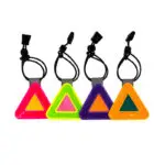 Bike Reflective Triangle Sign - Events & Promo corporate gifts for corporate gifting in Singapore with custom logo branding.Reflective Slap Band boosts visibility at night. It reflects light for added safety.