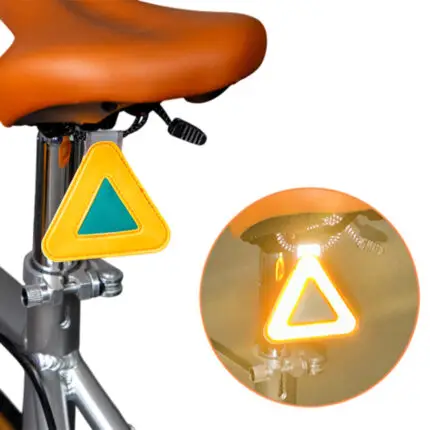 Bike Reflective Triangle Sign - Events & Promo corporate gifts for corporate gifting in Singapore with custom logo branding.Reflective Slap Band boosts visibility at night. It reflects light for added safety.
