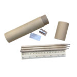 Eco Recycled Paper Stationery Set - Stationery corporate gifts for corporate gifting in Singapore with custom logo branding. Stationery Set includes a mini stapler, tape dispenser, hole puncher, and staples for everyday office tasks.
