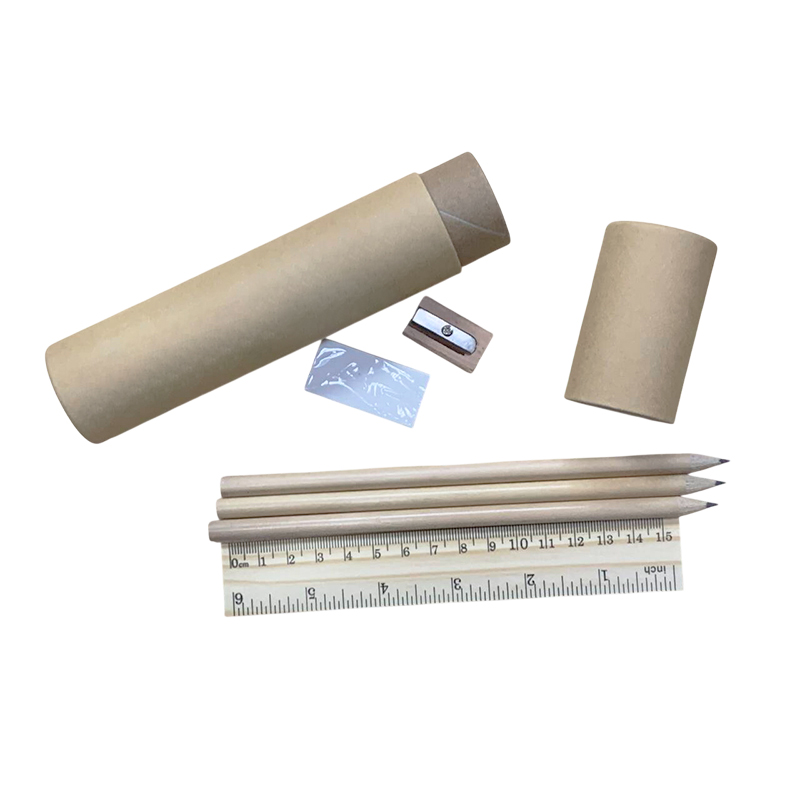 Eco Recycled Paper Stationery Set - Stationery corporate gifts for corporate gifting in Singapore with custom logo branding. Stationery Set includes a mini stapler, tape dispenser, hole puncher, and staples for everyday office tasks.