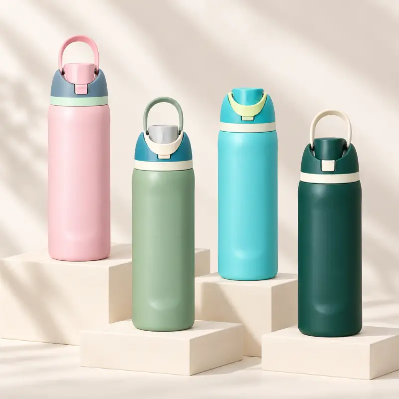 four colourful sip tumblers