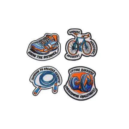 Iron on Patch- branded apparel for corporate gifting in Singapore with custom logo branding.